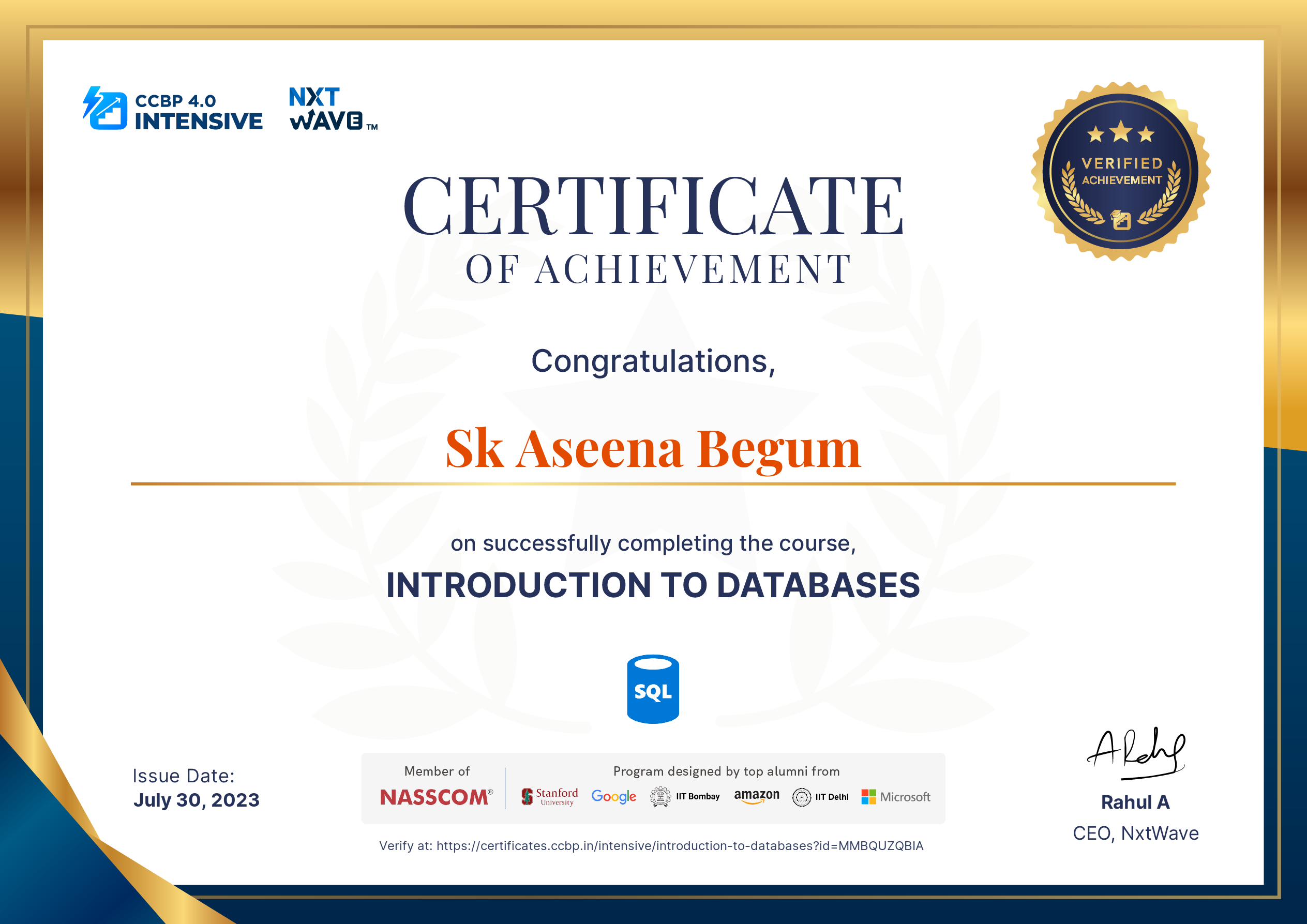 Certificate 4